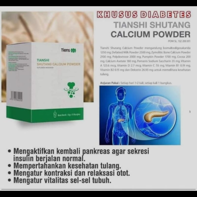 

Shutang Calsium Susu Labu Cina Tiens untuk Diabetes