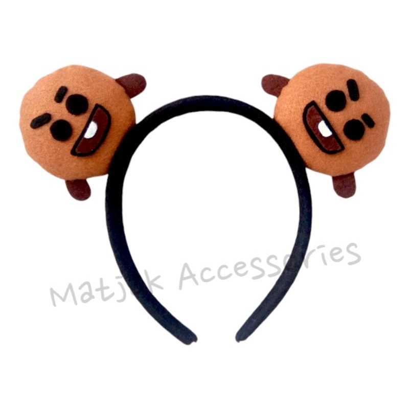 Bando Karakter Shooky Bando Bt21 Headband Inspired by BT21 Shooky
