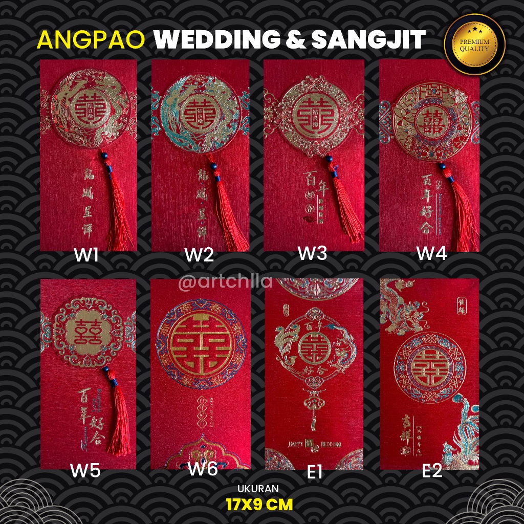 

ANGPAO CHINESE WEDDING TEAPAI SANGJIT PREMIUM DAN TERMURAH