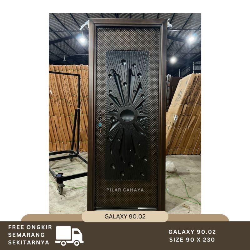 PINTU BAJA FORTRESS GALAXY 90.02 UKURAN 90x230 COPPER