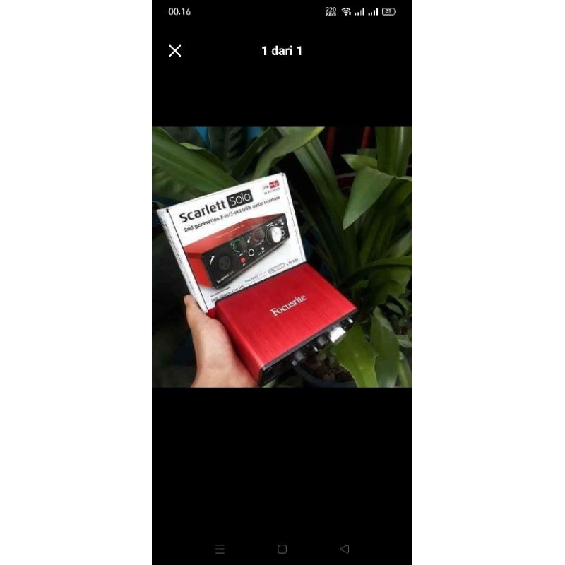 Focusrite solo gen2 second