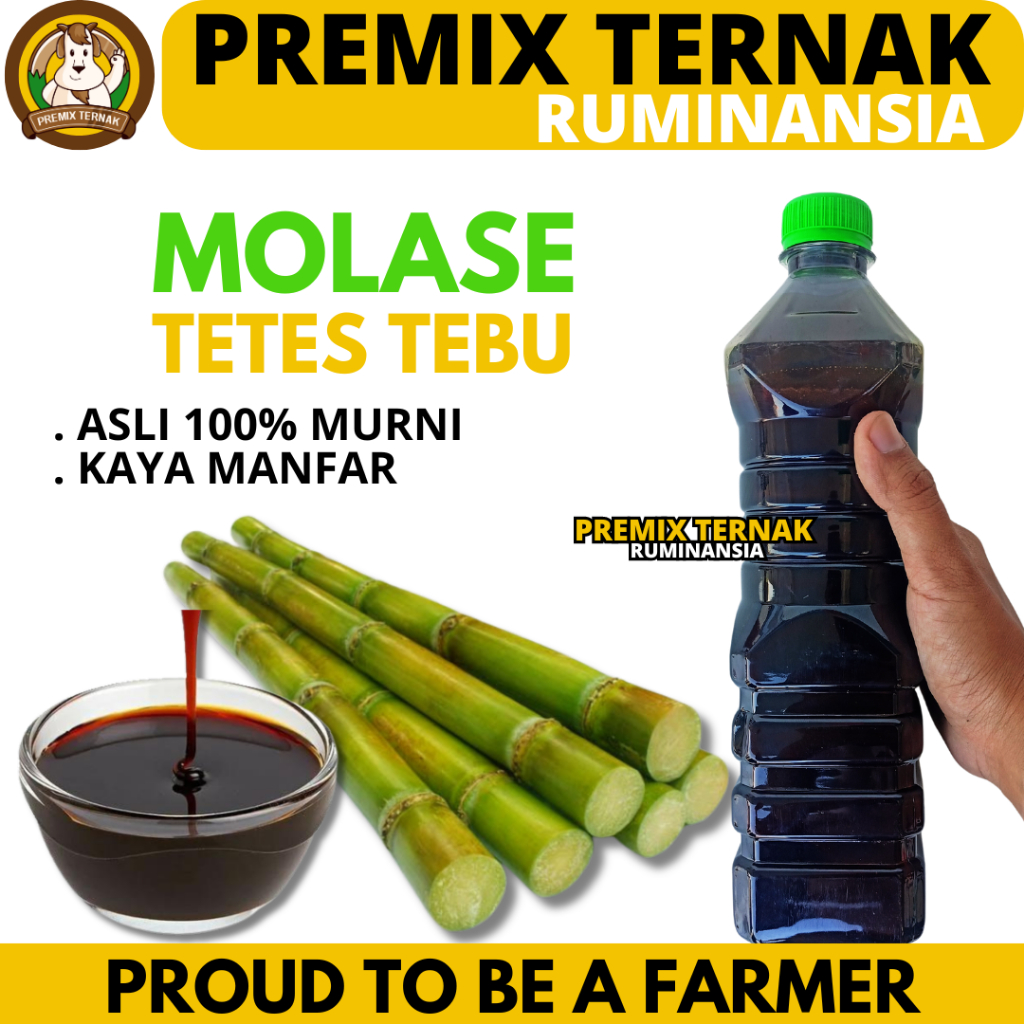 MOLASES TETES TEBU 1 KG - Tetes Tebu Murni Kental Berkualitas