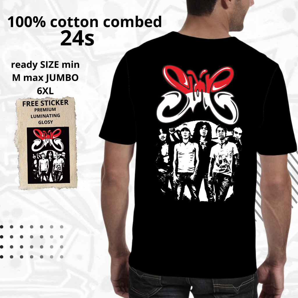 kaos, slank full personil, bahan cotton combed knitto 24s sablon DTF grade A custom Pendek Oblong De