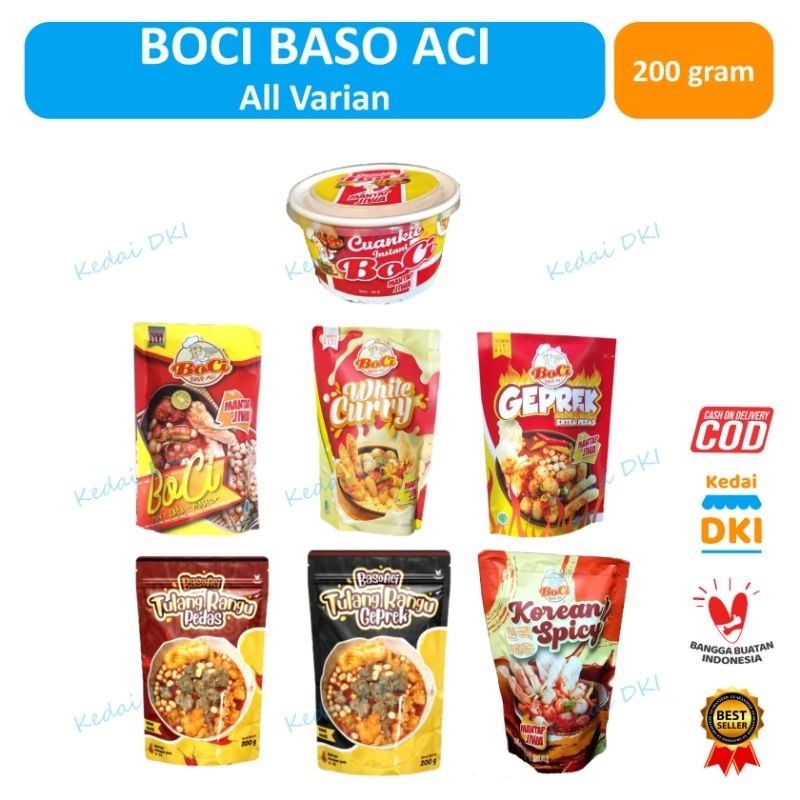 

BOCI baso aci mantap jiwa, Geprek, white curry, toping dan Cuanki boci mie yamin ori Asin Pedas yamin mantap jiwa