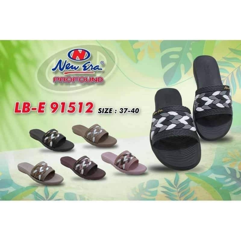 Sandal Cewek Slop/Slide New Era  LB 91512 Kuat Kokoh Tahan Lama