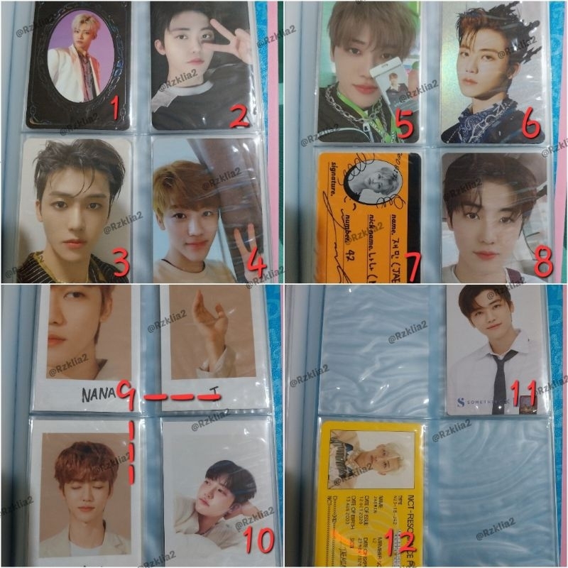 Photocard Official  Na Jaemin Nct Dream