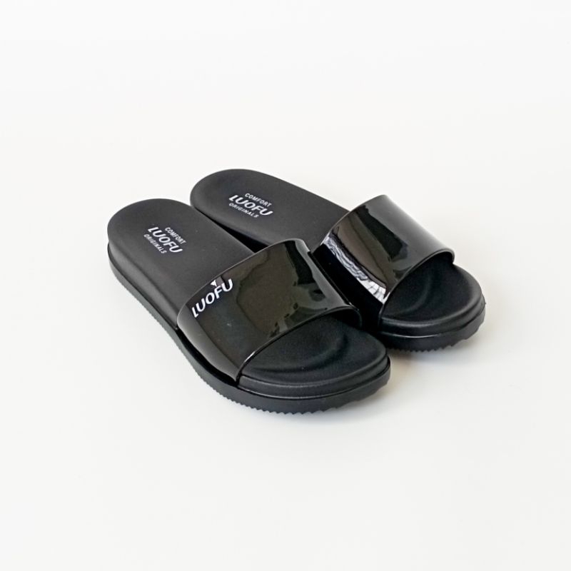 LUOFU ORIGINAL E-7199 SLIP ON WANITA| SENDAL SLOP LUOFU SIZE 36-40