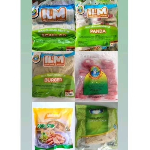 

ILM IKAN OLAHAN BENTUK PANDA/ ILM SUKOI/ILM BURGER/ILM SCALOP/ILM ODENG/SUKI