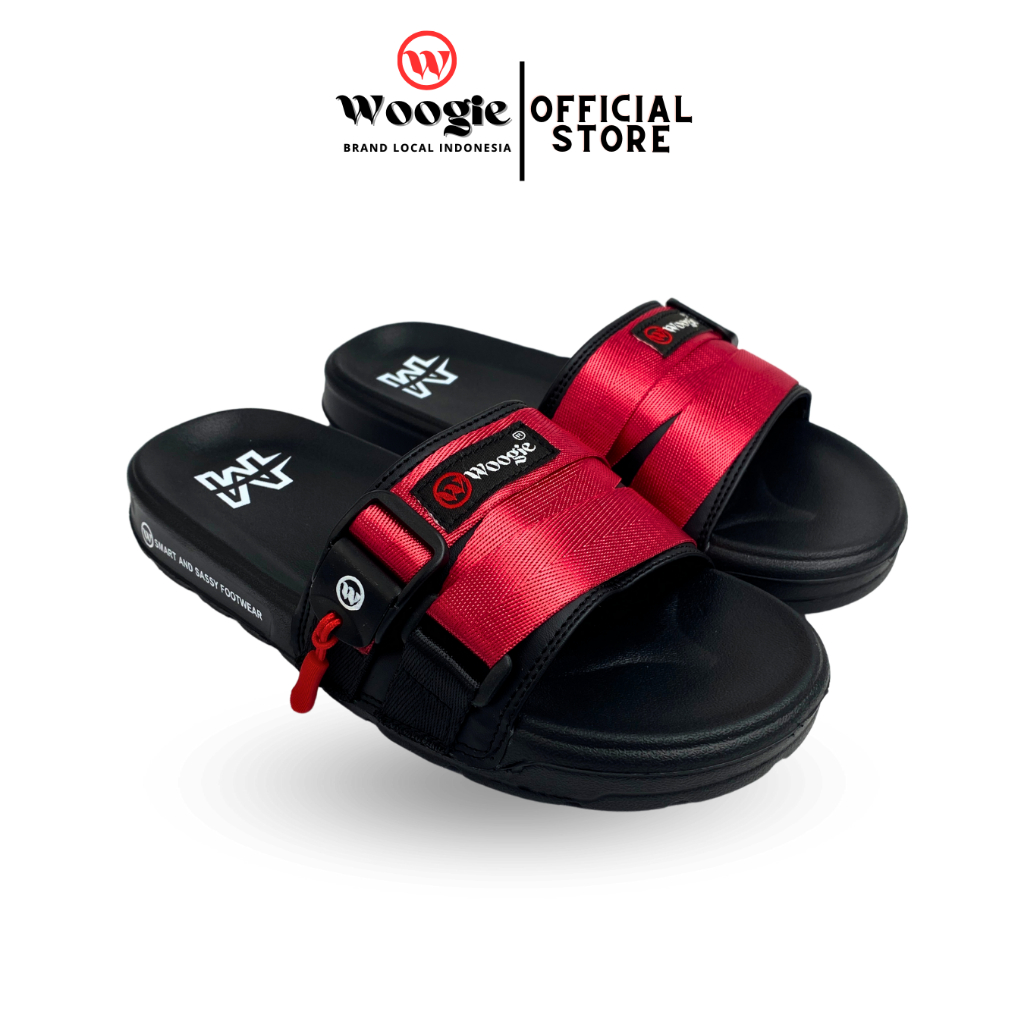 Sandal Woogie Jim Selop Pria Wanita Tali Casual Premium