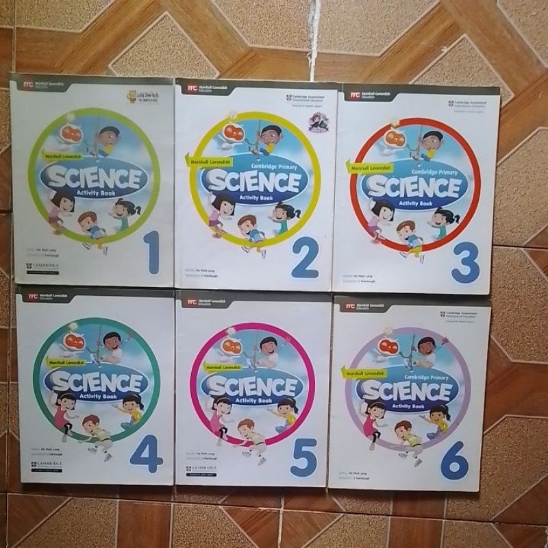 MARSHALL CAVENDISH SCIENCE 1,2,3,4,5,6, ACTIVITY BOOK