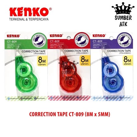 

Correction Tape KENKO CT-809 8 M x 5 mm