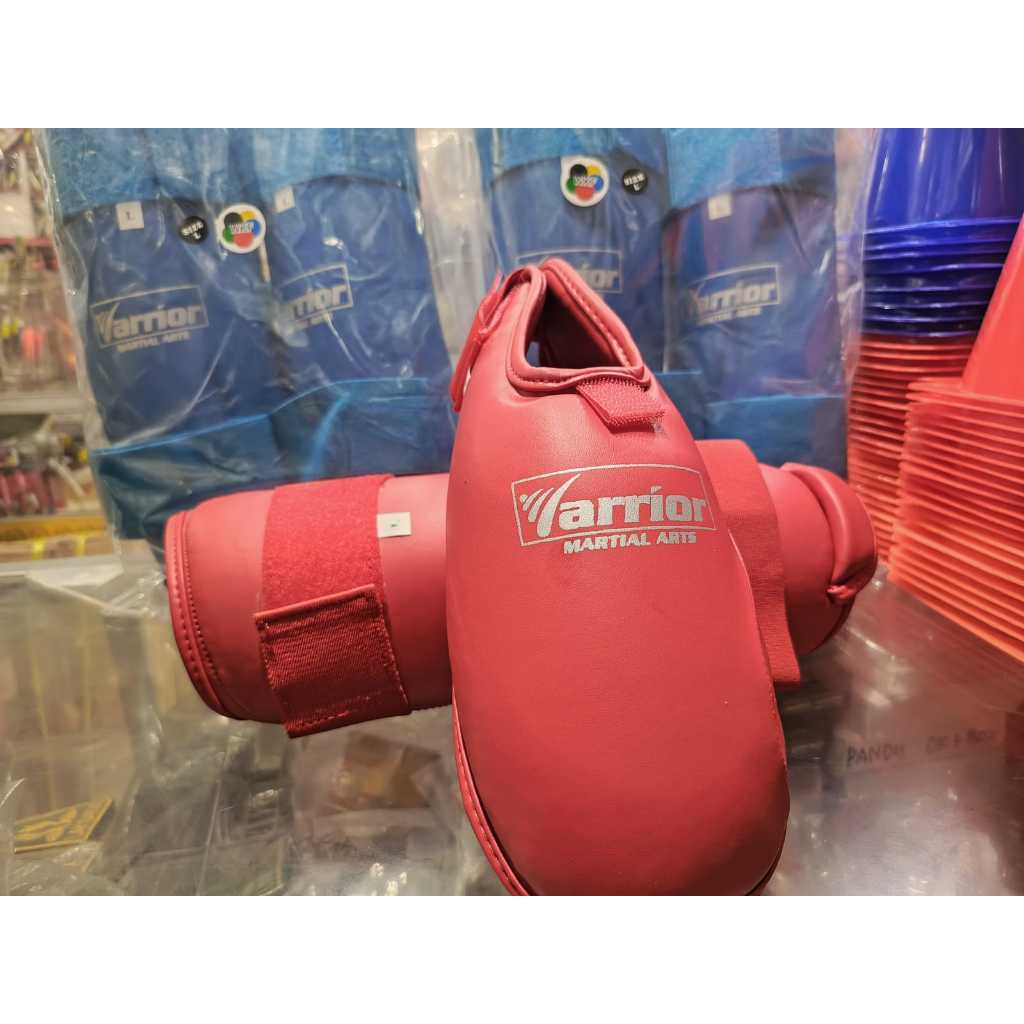 Deker + Sepatu Karate WARRIOR ORI Warna Biru dan Merah