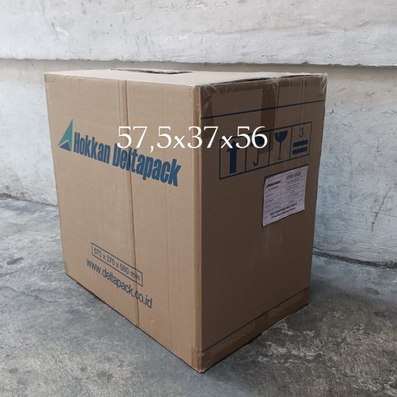 

KARDUS BEKAS/BESAR TEBAL 1 PLY UKURAN 57,5X37X56 CM UNTUK PACKING BARANG PINDAHAN DLL