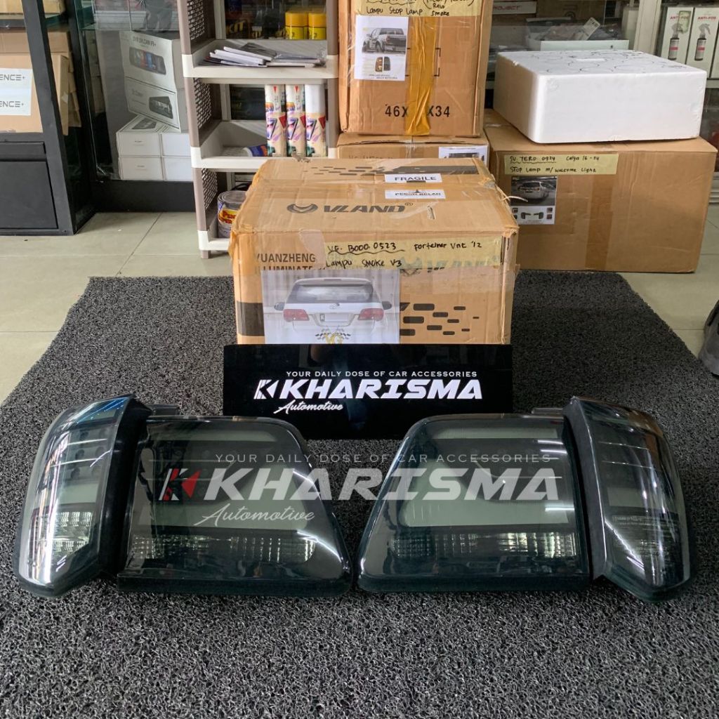 Stoplamp Led Smoke Fortuner VNT 2012 V3 LC Style