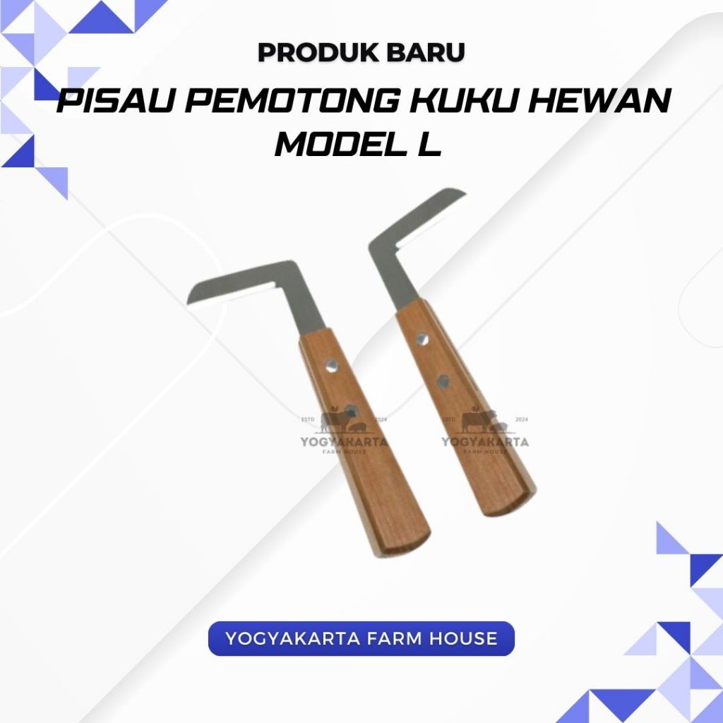 Model L - Pisau Pemotong Kuku Hewan Domba Kambing Sapi Kuda