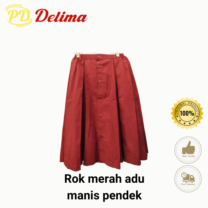 PD Delima Seragam rok adu manis pendek/ rok sd adu manis pendek