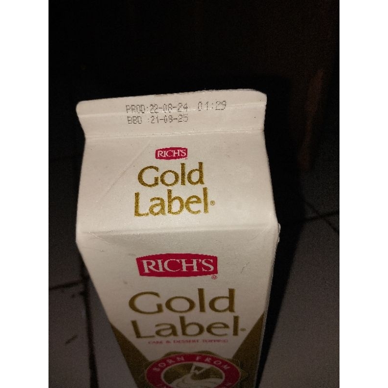 

whippy cream cair - rich gold