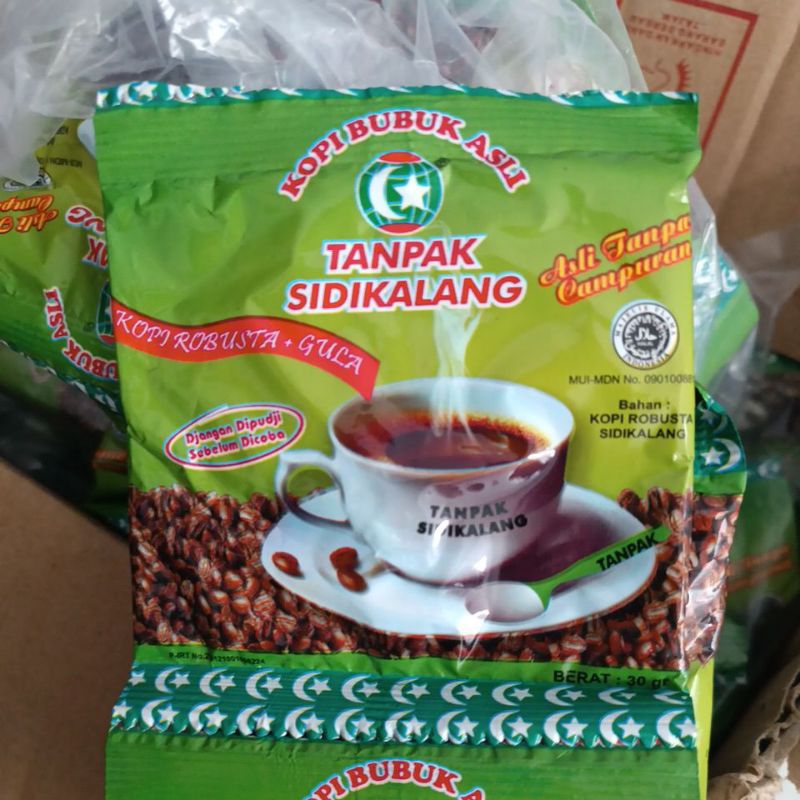 

Sachet Kopi Tanpak Sidikalang Kopi Bubuk Asli + Gula Tanpa Campuran