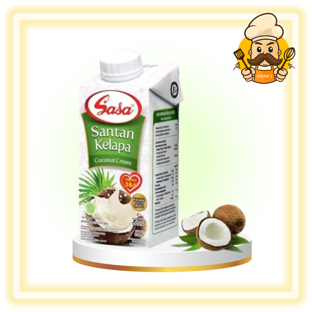 

Sasa Santan Kelapa | Santan Kelapa Cair 200ml