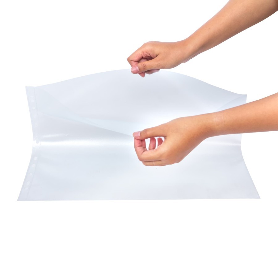 

Bantex Pocket Plastik Flipover Presentation A3 Landscape 2037 / Pak (1 PACK 25 LEMBAR)