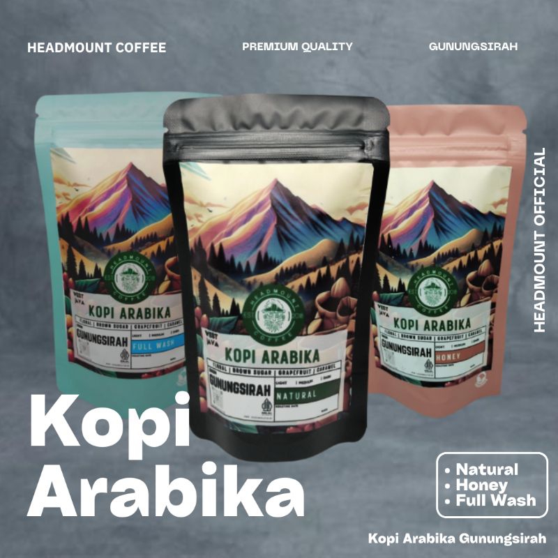 

Headmount Coffee Arabica Kopi Gunungsirah