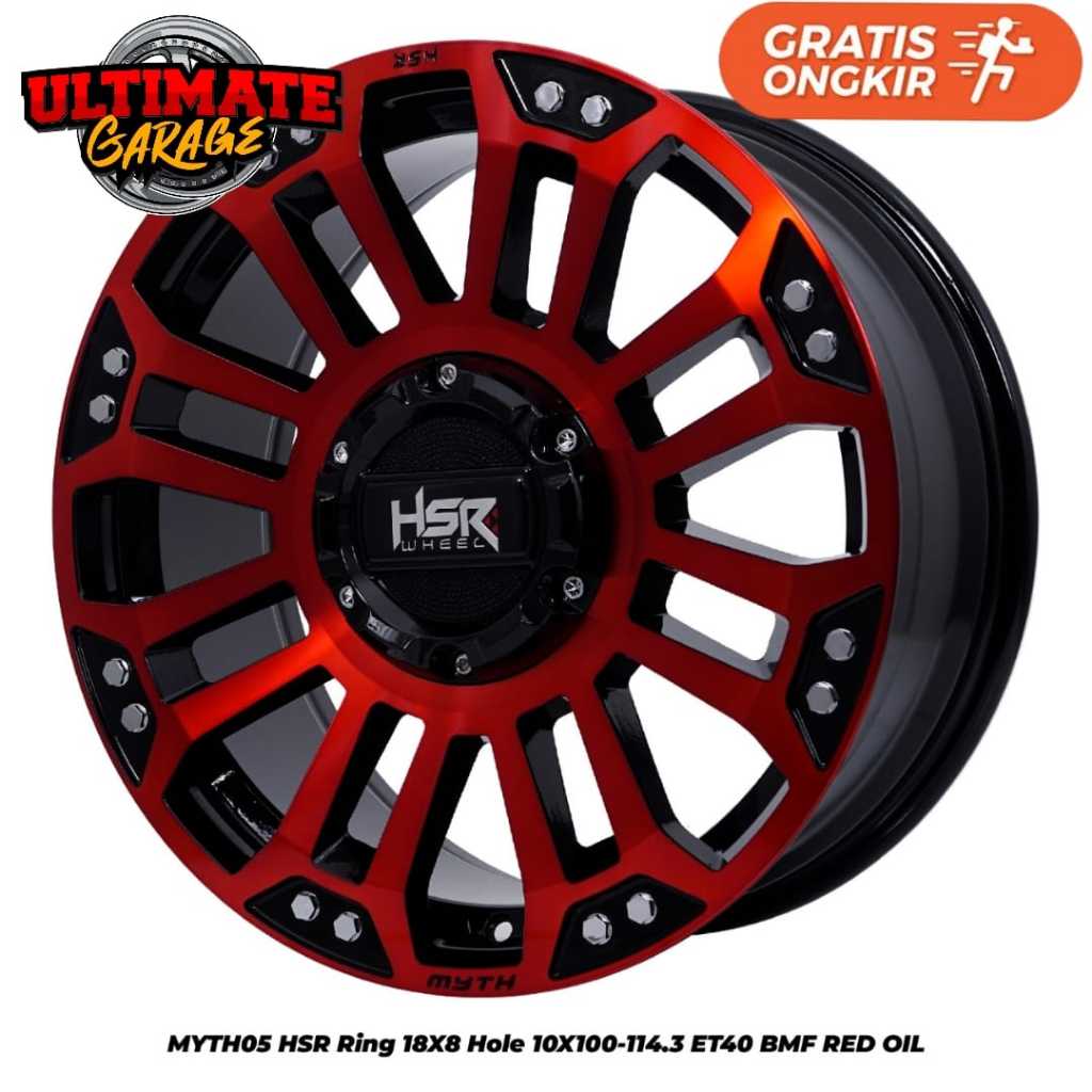 Velg HSR Tipe MYTH05 Ring 18 Mobil Zenix Crv Xtrail Gratis Ongkir