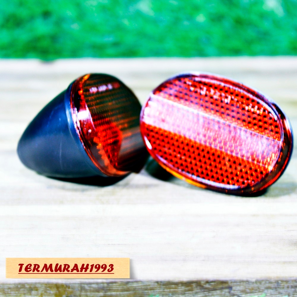LAMPU sepeda MATA KUCING EYELET SPAKBOR MERAH Sparepart Sepeda Termurah