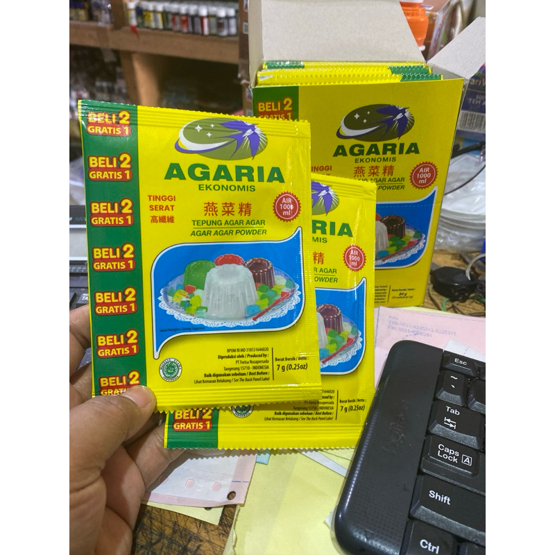 

AGAR-AGAR AGARIA 7gr#BELI 2 gratis 1