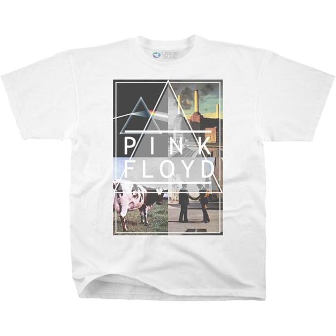 Baju Kaos Distro Band Liquid Blue Men's Pink Floyd Classics T-Shirt