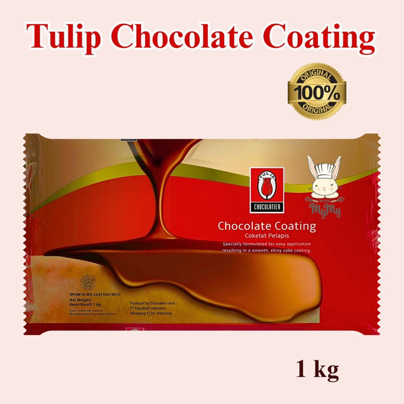 

Tulip Cake Chocolate Coating 1kg Cokelat Compound Coklat Pelapis Kue