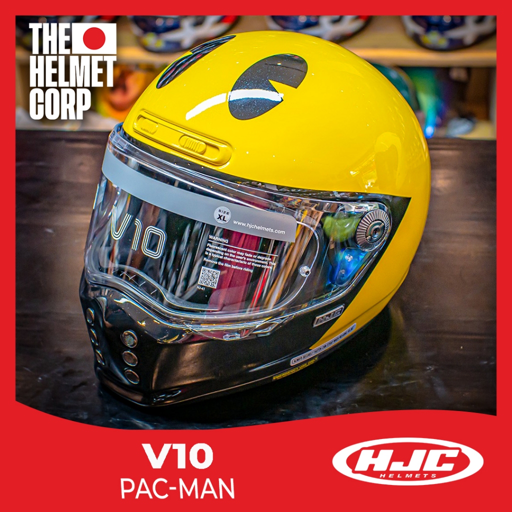 HJC V10 PAC-MAN FULL FACE HELMET ORIGINAL