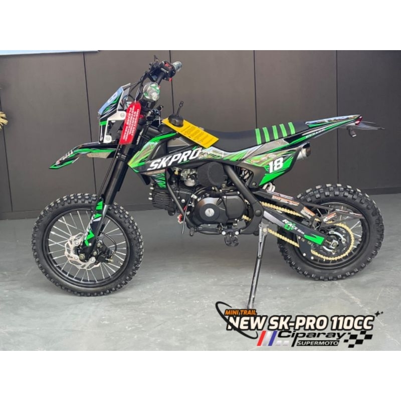 MOTOR MINI TRAIL NEW SK PRO 110CC R14/12 2024 MATIC DAN MANUAL