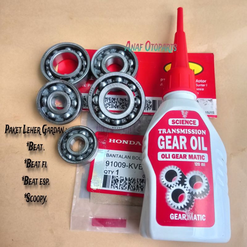 BEARING LAHER RASIO SET BEAT , BEAT FI , BEAT ESP 2015-2019 , BEAT STREET.