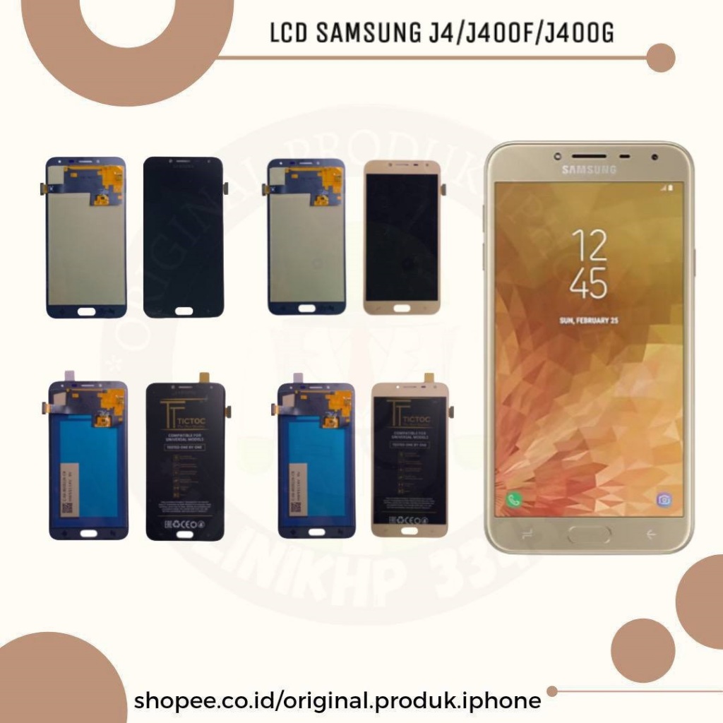 LCD TOUCHSCREEN SAMSUNG J4/J400F/J400G FULLSET ORIGINAL