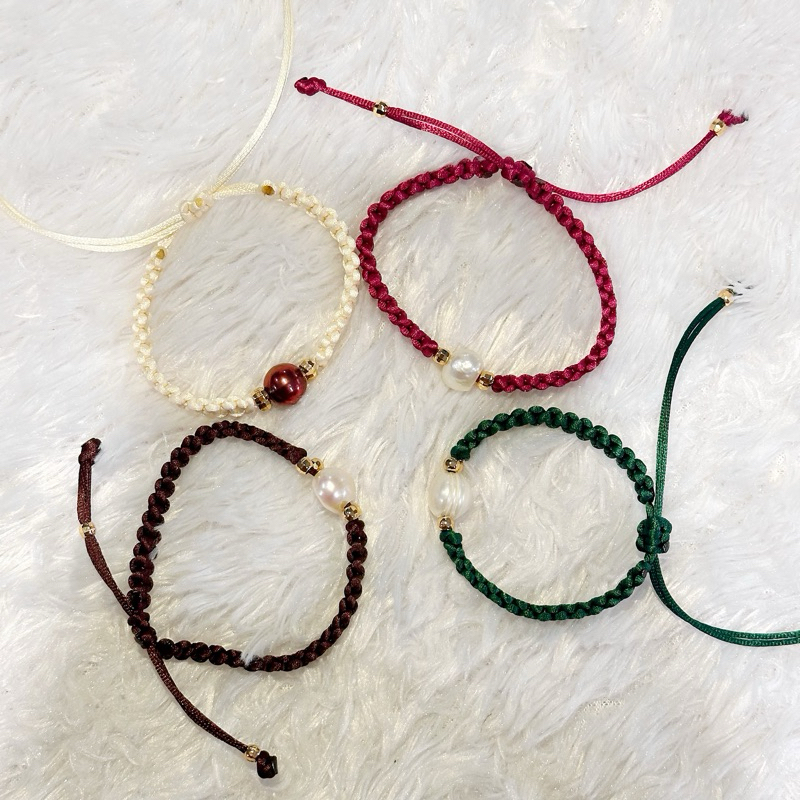 Gelang Serut Tali Warna
