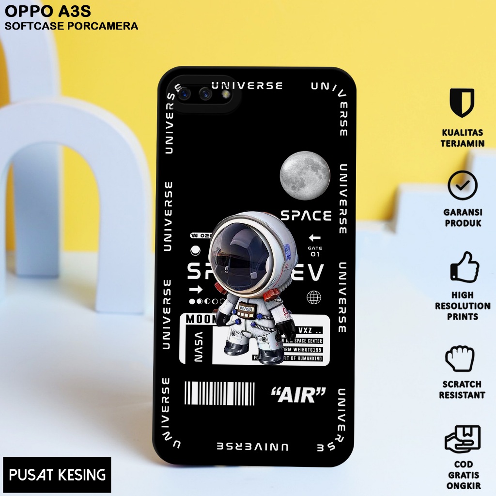 CASE OPPO A3S - Casing Hp Oppo A3S Motif ASTRONOT - Case Hp Oppo A3S - Casing Oppo A3S - Softcase Hp