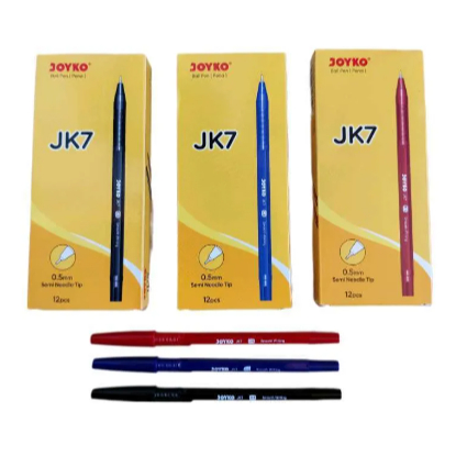 

(PAK/12PCS) Ball Pen JOYKO JK-7 0.5 mm / Pulpen Pena Standard