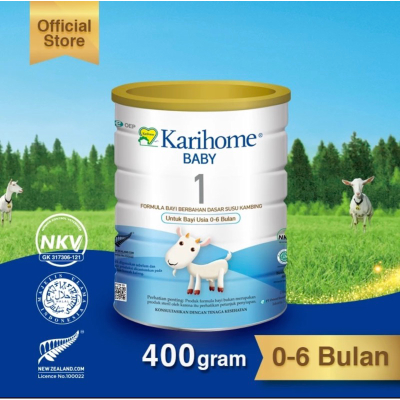 Karihome 1 Susu Formula Bayi Untuk Bayi usia 0 - 6 bulan