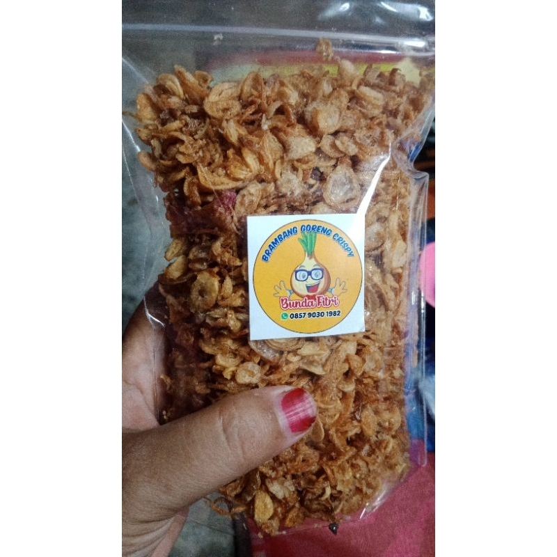 

Brambang goreng crispy