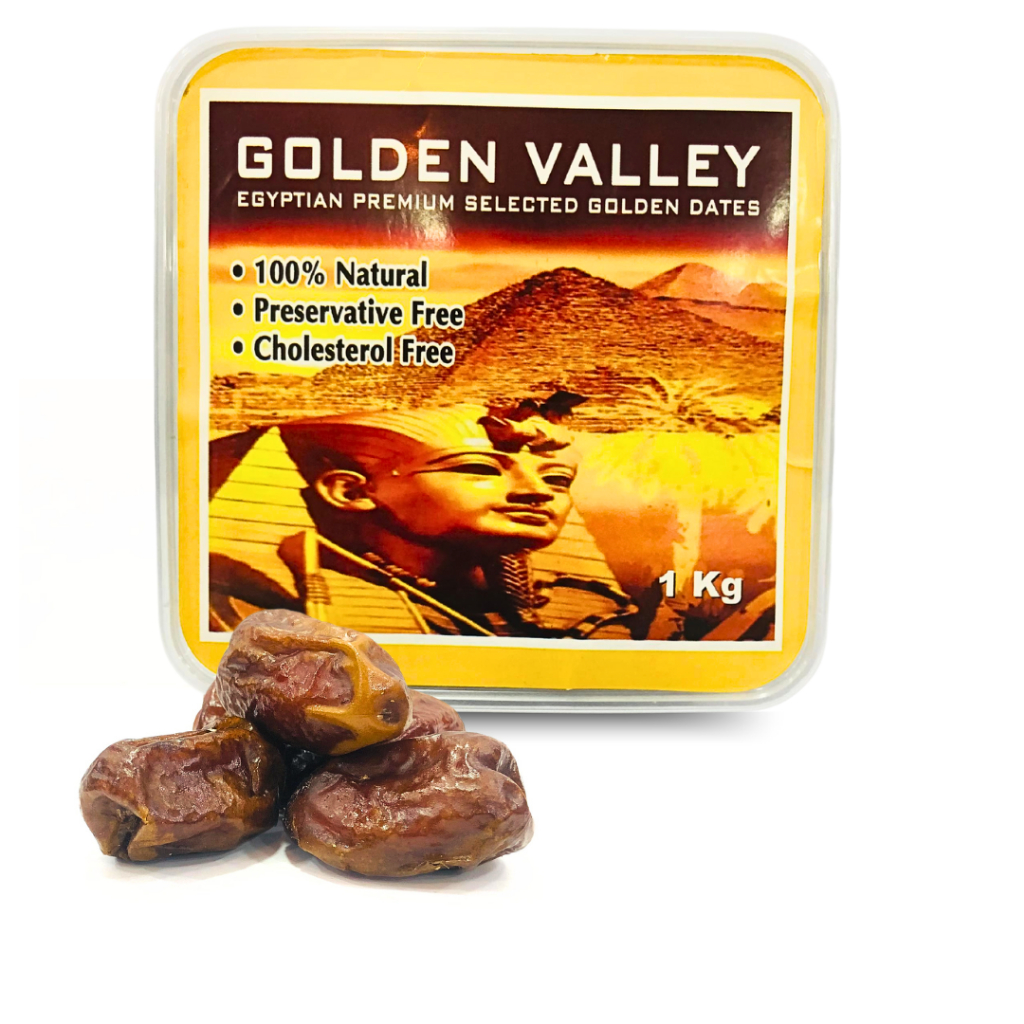 

Kurma Madu Mesir Golden Valley1 Kg / Kurma Madu 1 Kg Premium / Egyptian Dates Premium / Oleh-oleh Haji & Umroh