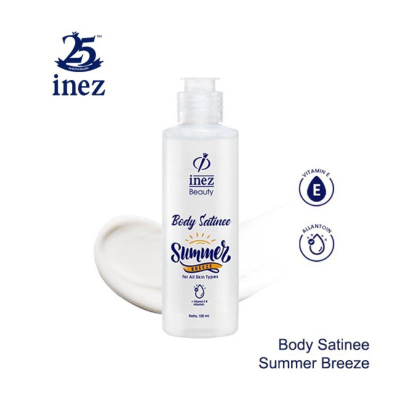 Inez Body Satinee Summer Breeze/lotion badan/hand body lotion wangi dan lembut