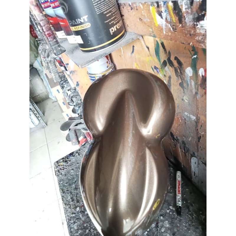 Cat Brown Gold PU/Cat Coklat Metalik PU Polyuretane