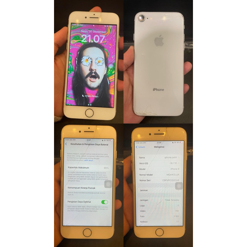 Iphone 8 64gb second inter