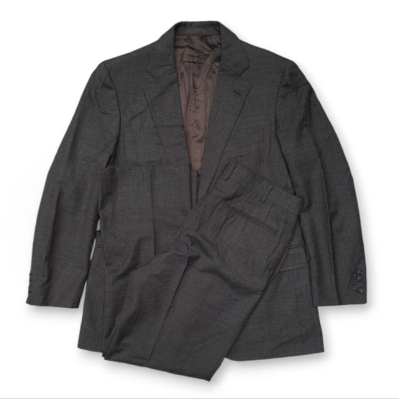 Burberry London Wool 2-Button Suit Blazer Set
