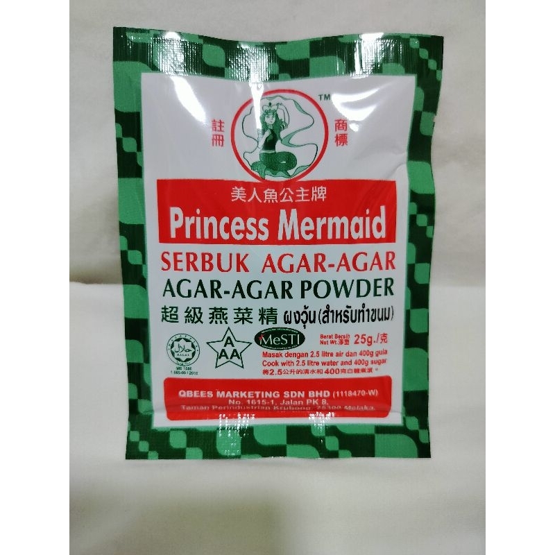 

agar agar Thailand mermaid warna putih