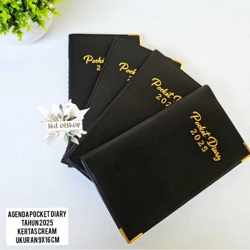 

Agenda Pocket Diary tahun 2025 notebook notepade 2025 buku saku16 cm x 9 cm Kertas Cream