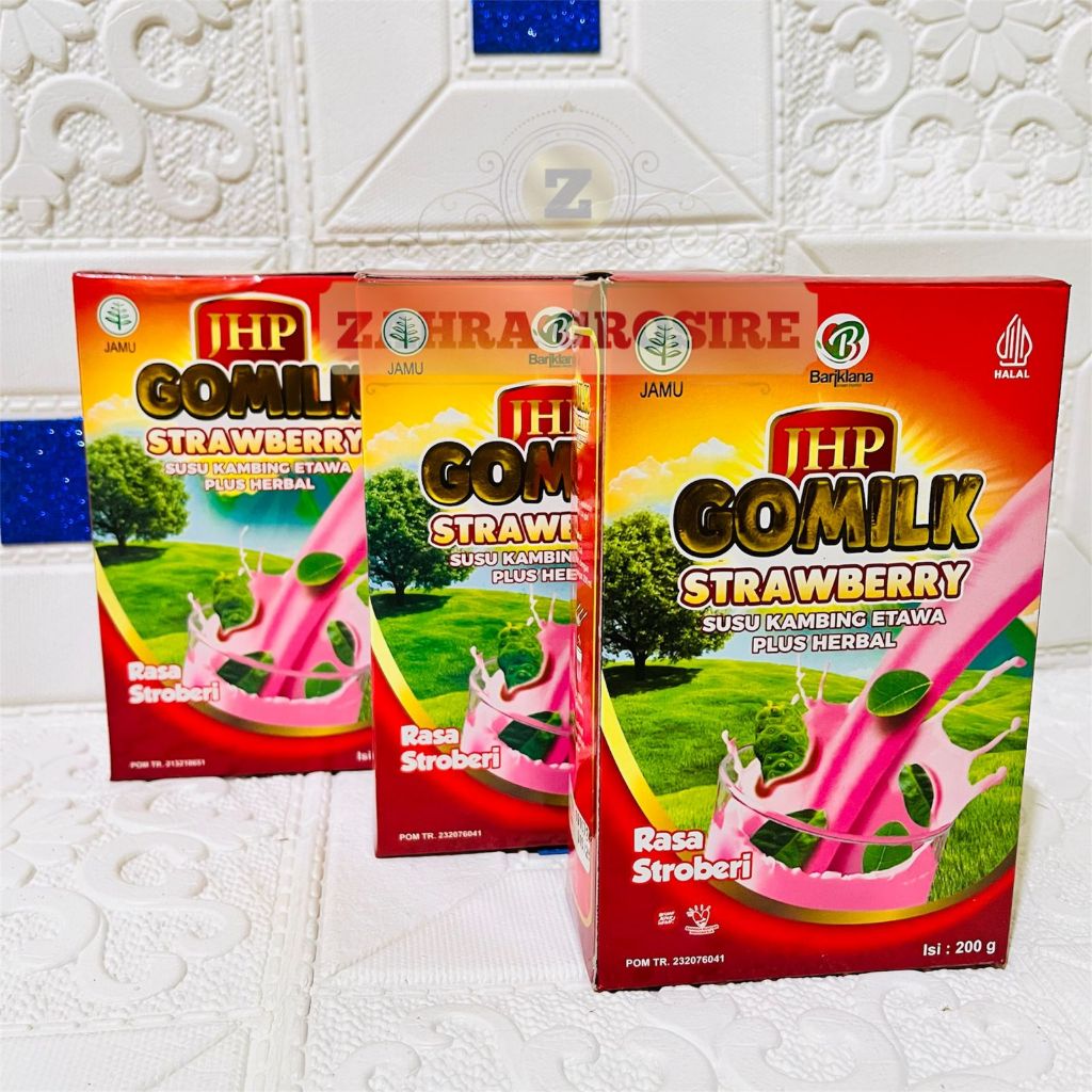 

3 Box GOMILK Susu Kambing Etawa plus herbal 200gram