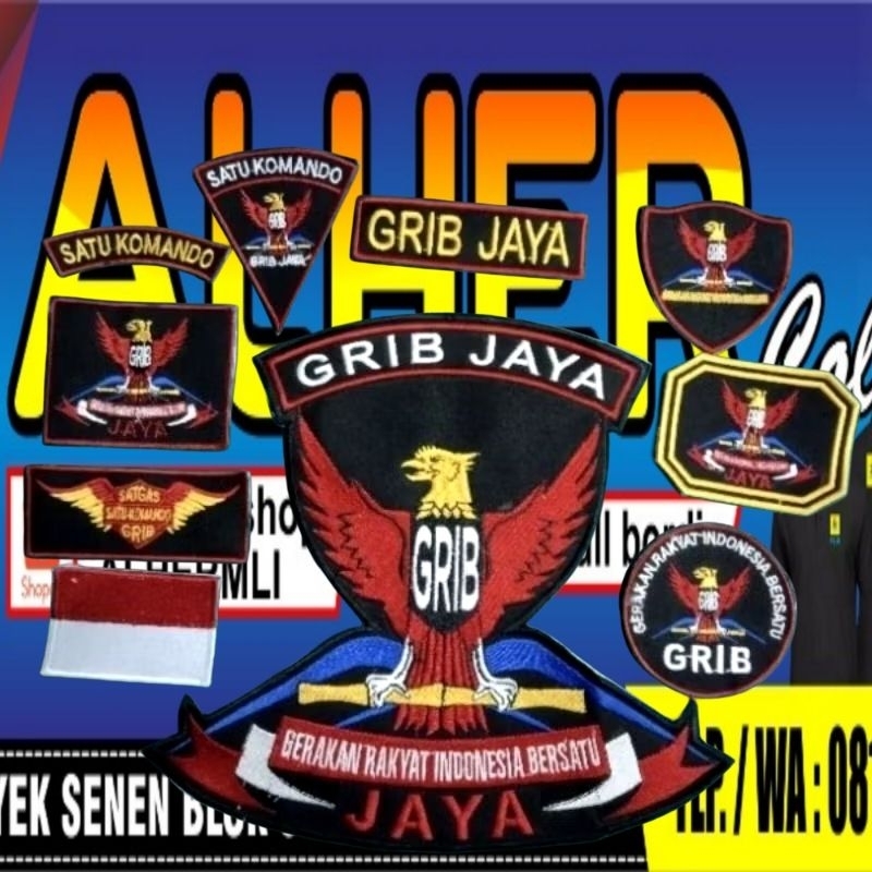 Logo grib jaya logo bordir grib jaya emblem grib jaya emblem bordir grib jaya patch grib jaya patch 