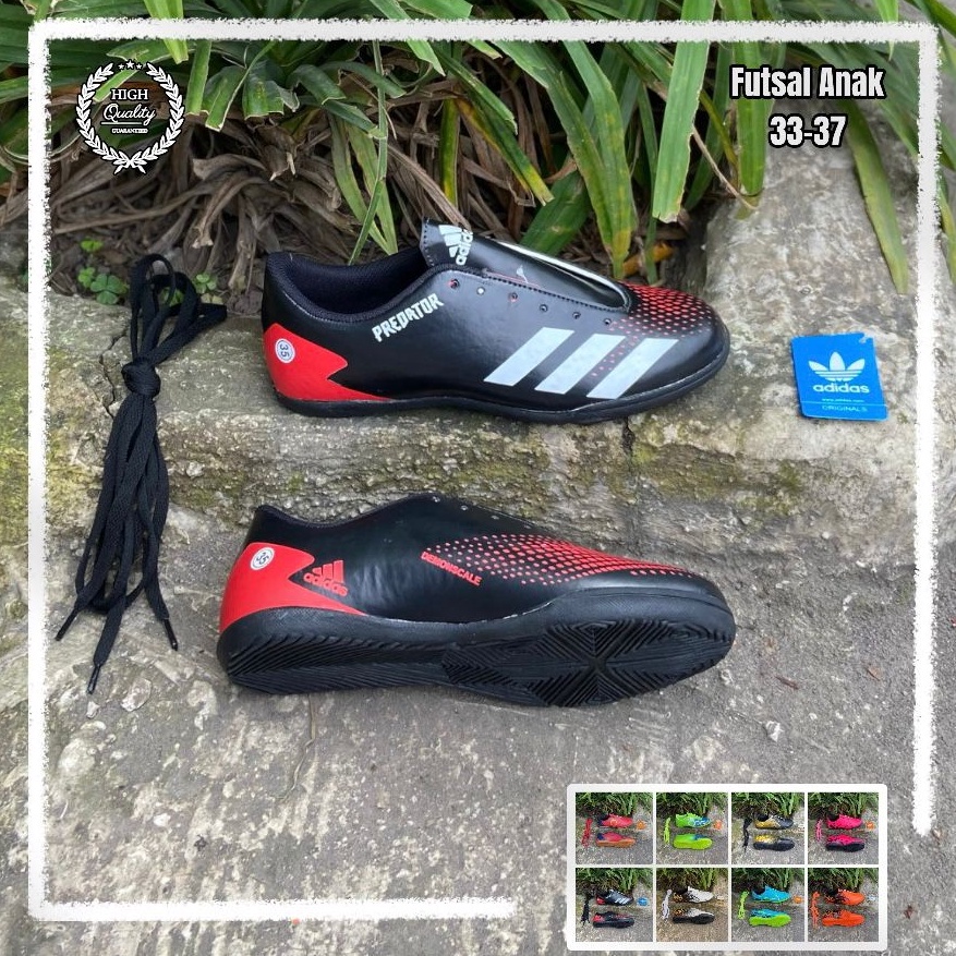 Pusat Diskon  Sepatu Futsal anak SD SMP adidas preadtor Termurah