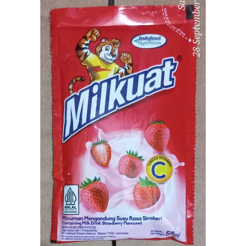 

Susu Milkuat Rasa Coklat & Strauberi Isi 50ml